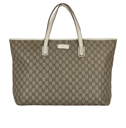 GG Large Zip Tote, front view